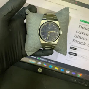 Tissot PRX Luxury Watch – Silver with Blue Dial